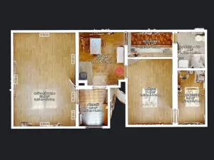 Pronájem rodinného domu, Zbraslavice, 65 m2