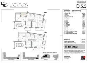Prodej bytu 5+kk, Praha - Holešovice, Komunardů, 206 m2