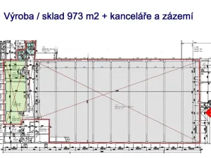 Pronájem skladu, Praha - Hostivař, U Pekáren, 1300 m2