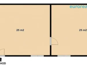 Pronájem obchodního prostoru, Plzeň, Zbrojnická, 50 m2