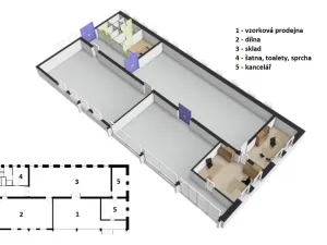 Prodej obchodního prostoru, Studenec, 265 m2