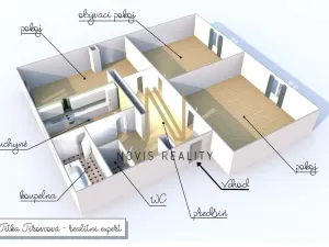 Pronájem bytu 3+1, Horažďovice, Husovo náměstí, 74 m2