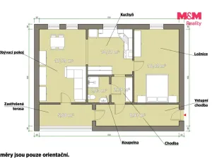 Pronájem bytu 2+kk, Plzeň - Východní Předměstí, Koterovská, 63 m2