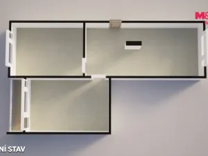 Prodej bytu 2+1, Jílové - Kamenná, Oblouková, 58 m2