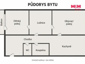 Prodej bytu 2+1, Aš, Žižkova, 54 m2