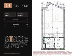 Pronájem bytu 1+kk, Praha - Horní Měcholupy, Milánská, 35 m2