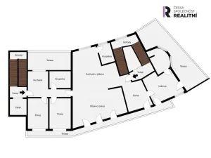 Pronájem bytu 5+1, Kroměříž, náměstí Míru, 178 m2