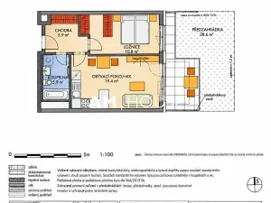 Prodej bytu 2+kk, Praha - Vysočany, Pod Harfou, 45 m2
