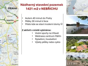 Prodej pozemku pro bydlení, Neveklov, 1421 m2