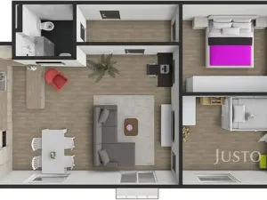 Prodej bytu 2+kk, Písek, Pražská, 72 m2