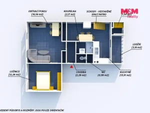 Pronájem bytu 2+1, Rokycany - Nové Město, Josefa Růžičky, 76 m2