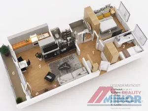 Prodej bytu 3+kk, Slaný, Bezručova, 74 m2