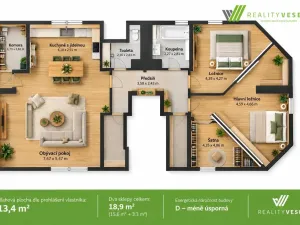 Prodej bytu 3+kk, Hodonín, Marxova, 113 m2