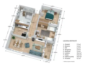 Prodej bytu 3+1, Kunštát, U Hřiště, 83 m2