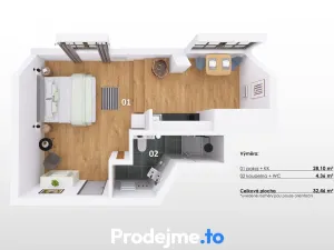 Prodej bytu 1+kk, Znojmo, Mikulášské náměstí, 32 m2