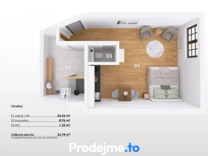 Prodej bytu 1+kk, Znojmo, Mikulášské náměstí, 38 m2