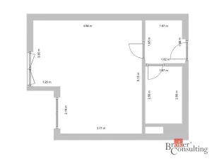 Prodej bytu 1+kk, Hradec Králové - Třebeš, Ve Stromovce, 33 m2