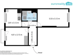 Prodej bytu 2+1, Milovice, Braniborská, 48 m2