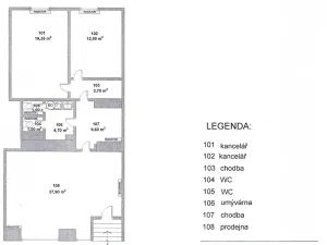 Pronájem obchodního prostoru, Hradec Králové, třída Karla IV., 90 m2
