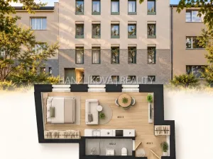 Prodej bytu 1+kk, České Budějovice - České Budějovice 5, Ledenická, 27 m2