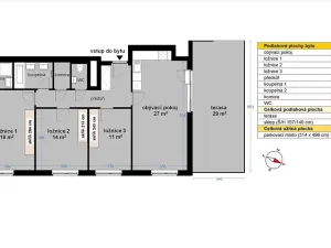Pronájem bytu 4+kk, Praha - Kbely, Sedlářova, 91 m2
