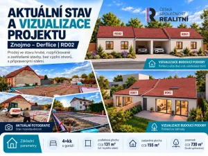 Prodej rodinného domu, Znojmo - Derflice, 131 m2
