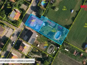 Pronájem rodinného domu, Kmetiněves, 116 m2