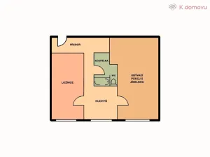 Prodej bytu 2+1, Hlubočky - Mariánské Údolí, Ciolkovského, 60 m2
