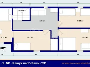 Prodej chalupy, Kamýk nad Vltavou, 165 m2
