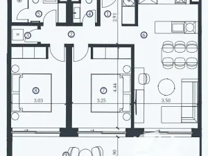 Prodej bytu 3+kk, Umag, Chorvatsko, 69 m2