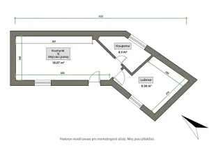 Pronájem rodinného domu, Lukov, Hradská, 32 m2