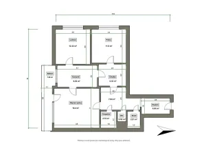 Prodej bytu 3+1, Zlín, Křiby, 80 m2