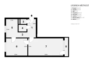 Prodej bytu 2+1, Karviná - Ráj, Kosmonautů, 53 m2