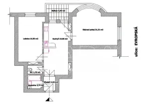 Pronájem bytu 2+1, Praha - Dejvice, Studentská, 65 m2