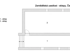Prodej zemědělské usedlosti, Postupice - Čelivo, 451 m2