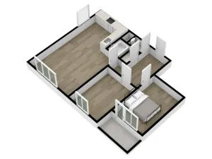 Pronájem bytu 3+kk, Praha - Černý Most, Vašátkova, 65 m2