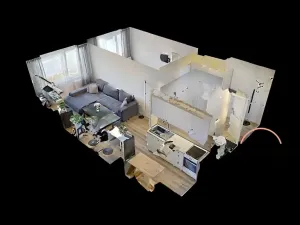Pronájem bytu 2+kk, Praha - Černý Most, Kpt. Stránského, 43 m2