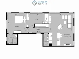 Pronájem bytu 3+kk, Praha - Hodkovičky, Na lysinách, 85 m2