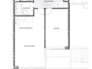 Pronájem bytu 2+kk, Praha - Karlín, Rohanské nábřeží, 60 m2