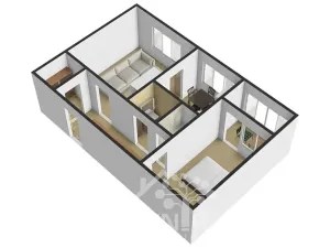 Pronájem bytu 2+1, Velké Hamry, 54 m2