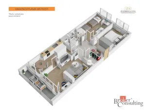 Prodej bytu 3+1, Praha - Stodůlky, Hábova, 71 m2