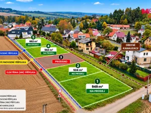 Prodej pozemku pro bydlení, Třemošná - Záluží, 562 m2