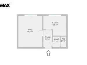 Prodej bytu 1+1, Jihlava, Březinova, 31 m2