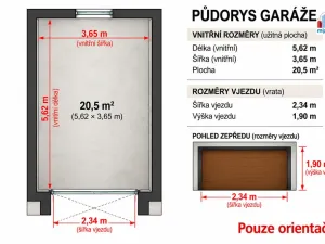 Prodej garáže, Nýřany, U Trati, 20 m2