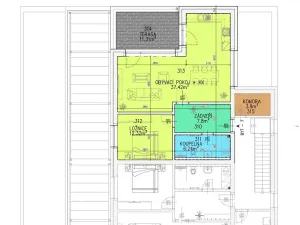 Pronájem bytu 2+kk, Holešov, Pod Hrádkem, 63 m2