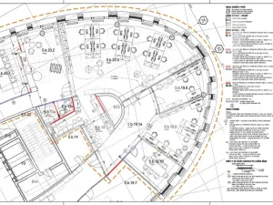 Pronájem kanceláře, Praha - Karlín, Pernerova, 374 m2