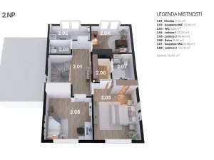 Prodej rodinného domu, Kamenice - Ládví, Lomená, 156 m2