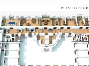 Pronájem kanceláře, Praha, Spálená, 361 m2