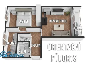 Prodej bytu 2+1, Skuhrov nad Bělou, 62 m2