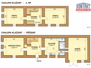 Prodej chalupy, Kamenná - Klažary, 118 m2